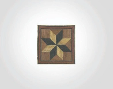 Laser-crafted wood inlay
