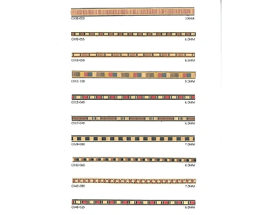 Decorative wood inlay strips