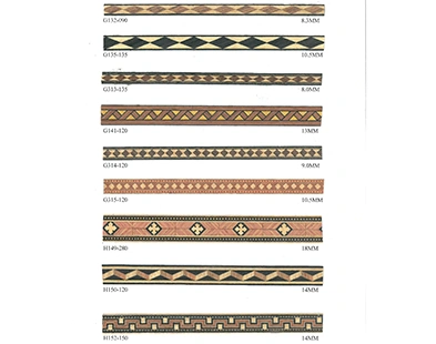 modern wood inlay